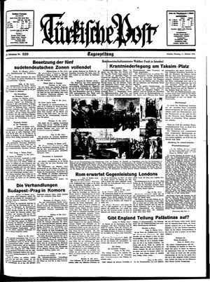 Türkische Post on Oct 11, 1938