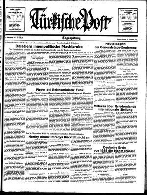 Türkische Post on Nov 28, 1938