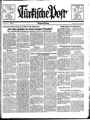 Türkische Post on Jan 31, 1939
