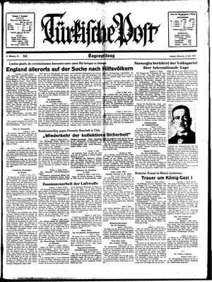 Türkische Post on Apr 5, 1939