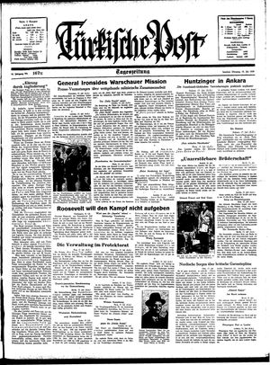 Türkische Post vom 18.07.1939