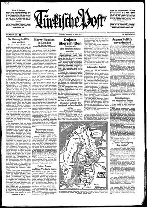 Türkische Post vom 20.07.1941