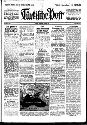 Türkische Post vom 20.09.1941