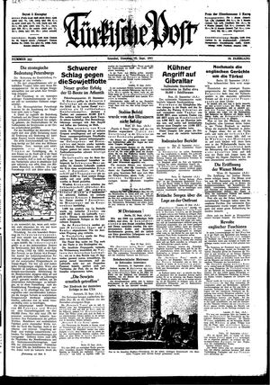 Türkische Post vom 23.09.1941