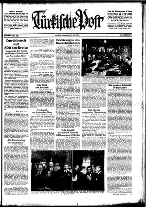 Türkische Post vom 11.10.1941