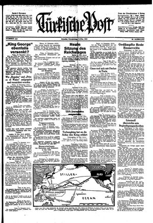 Türkische Post vom 11.12.1941