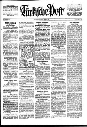 Türkische Post vom 20.12.1941