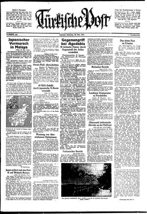 Türkische Post vom 30.12.1941