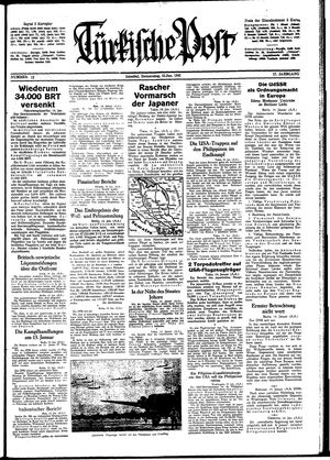 Türkische Post on Jan 15, 1942