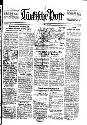 Türkische Post vom 21.01.1943