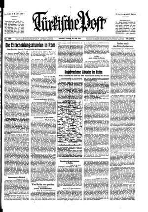 Türkische Post vom 30.07.1943