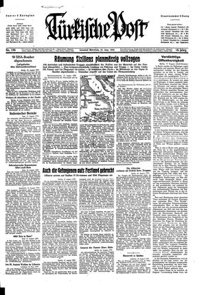 Türkische Post vom 18.08.1943