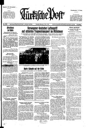 Türkische Post vom 08.11.1943