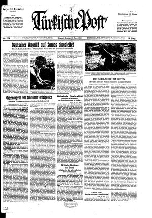 Türkische Post vom 19.11.1943