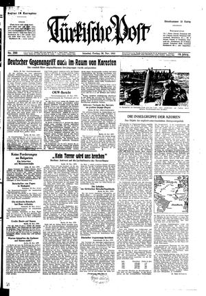 Türkische Post vom 26.11.1943