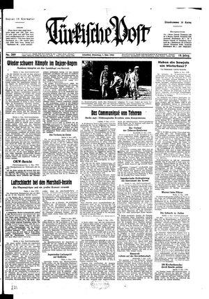Türkische Post vom 07.12.1943