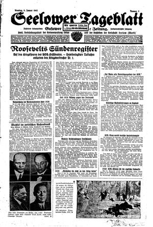 Seelower Tageblatt vom 05.01.1943