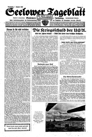 Seelower Tageblatt vom 07.01.1943
