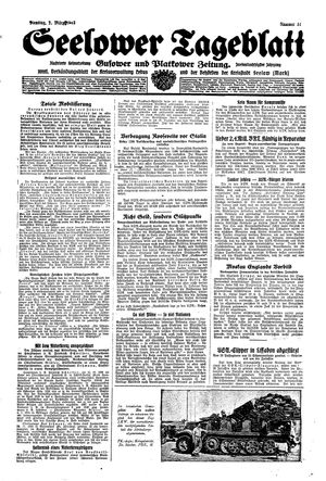 Seelower Tageblatt vom 02.03.1943