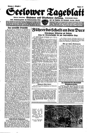 Seelower Tageblatt vom 03.03.1943