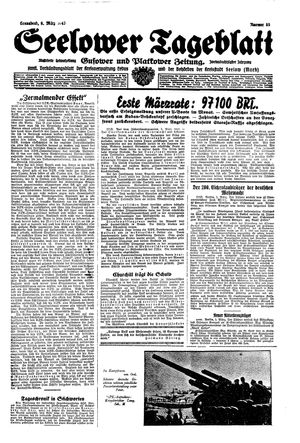 Seelower Tageblatt vom 06.03.1943