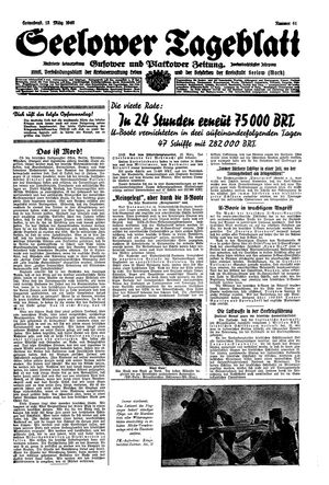 Seelower Tageblatt vom 13.03.1943