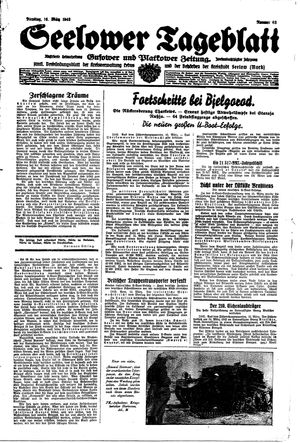 Seelower Tageblatt vom 16.03.1943
