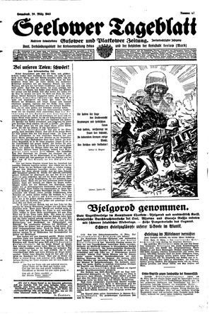 Seelower Tageblatt vom 20.03.1943