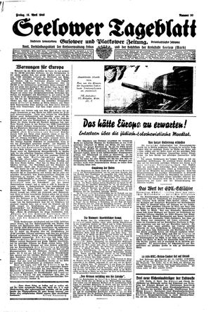 Seelower Tageblatt vom 16.04.1943