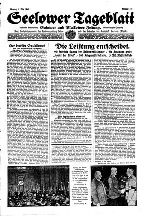 Seelower Tageblatt vom 03.05.1943
