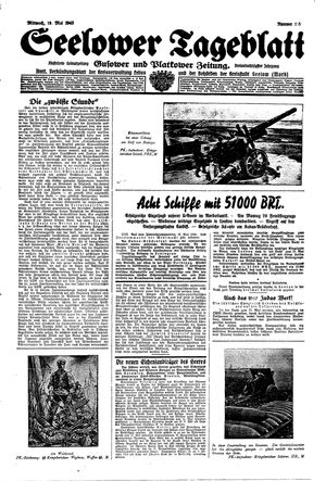 Seelower Tageblatt vom 19.05.1943