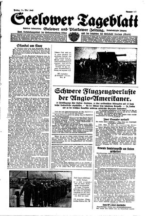 Seelower Tageblatt vom 21.05.1943