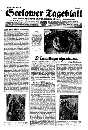 Seelower Tageblatt vom 29.05.1943