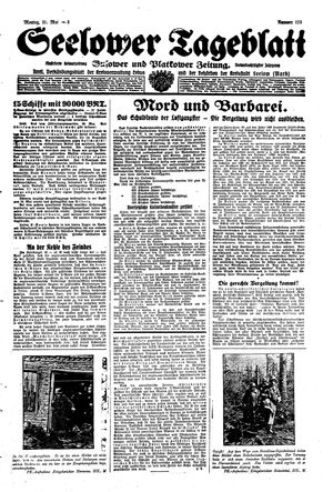 Seelower Tageblatt vom 31.05.1943