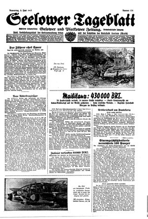Seelower Tageblatt vom 03.06.1943