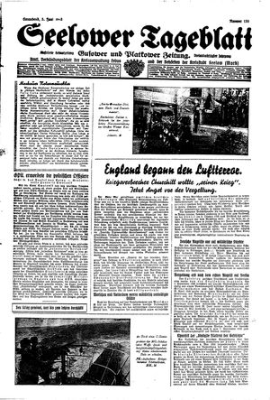 Seelower Tageblatt vom 05.06.1943