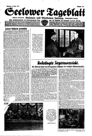 Seelower Tageblatt vom 08.06.1943