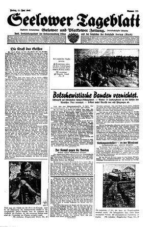 Seelower Tageblatt vom 11.06.1943