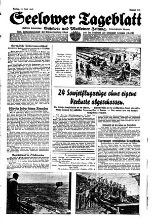 Seelower Tageblatt vom 18.06.1943