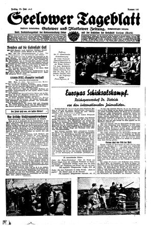 Seelower Tageblatt vom 25.06.1943