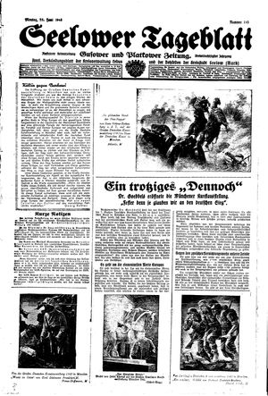 Seelower Tageblatt vom 28.06.1943