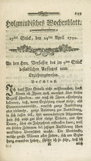 Holzmindisches Wochenblatt vom 24.04.1790