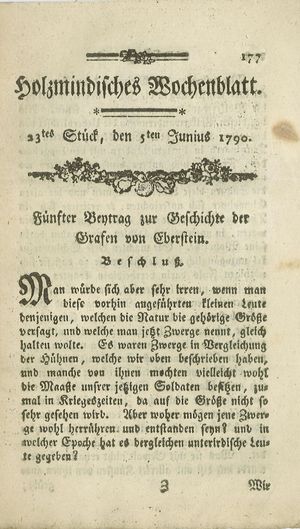 Holzmindisches Wochenblatt vom 05.06.1790