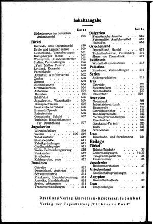 Türkische Post vom 01.09.1938
