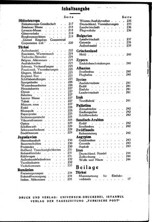 Türkische Post vom 15.05.1940
