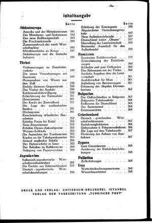 Türkische Post vom 15.07.1940