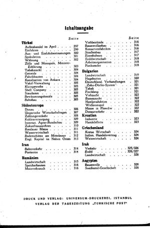 Türkische Post vom 15.06.1941