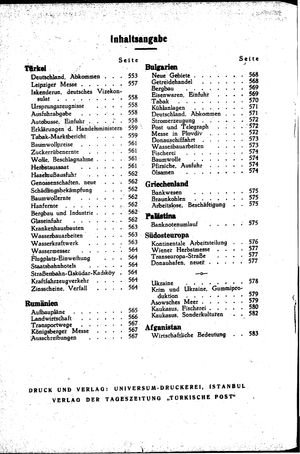 Türkische Post vom 15.10.1941
