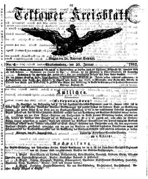 Teltower Kreisblatt on Jan 25, 1862
