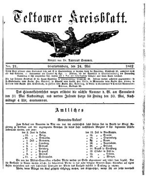 Teltower Kreisblatt vom 24.05.1862